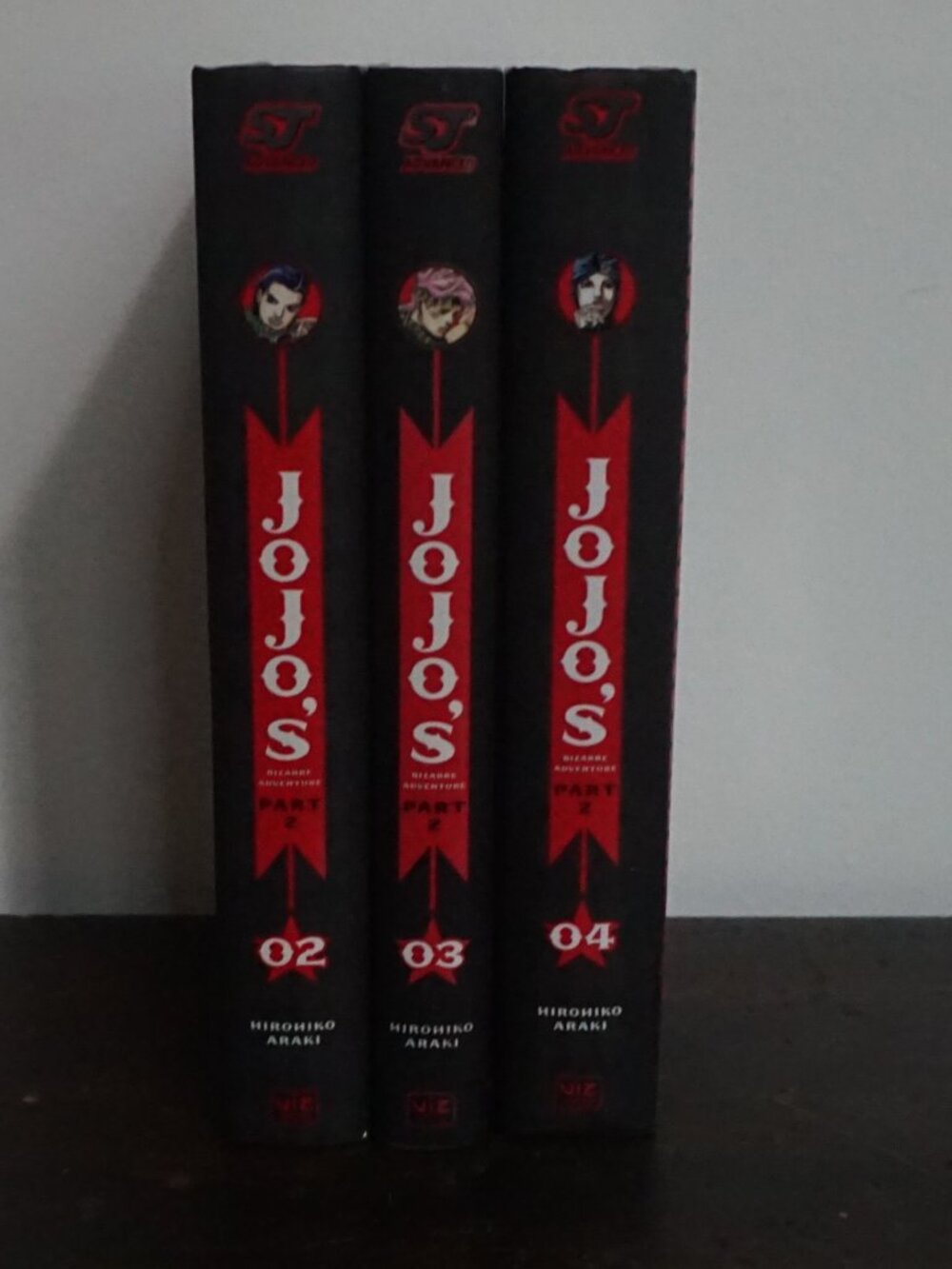Hard Cover Jo Jo's  Bizzare Adventures 2 3 4 Manga Anime Hirohiko Araki